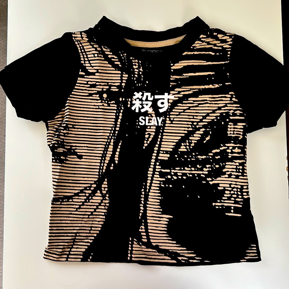 Y2k aesthetic crop top | slay | back to school | worn once ✨